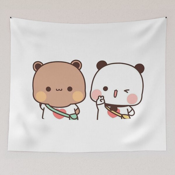 Item preview, Cute Bear and Panda, Bubu and Dudu Valentine's Day designed and sold by Collins Gonzales.