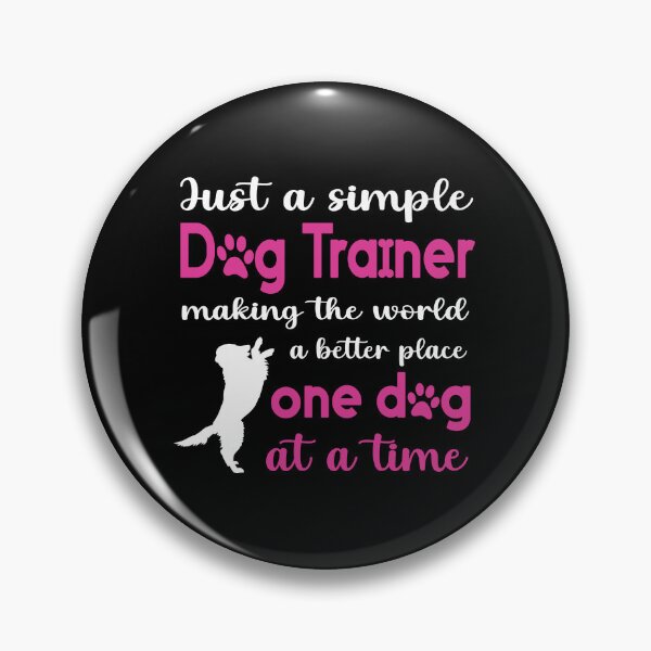 Item preview, Simple Dog Trainer, Funny Dog Trainer Quote, Golden Retriever | Pink designed and sold by arlutai.