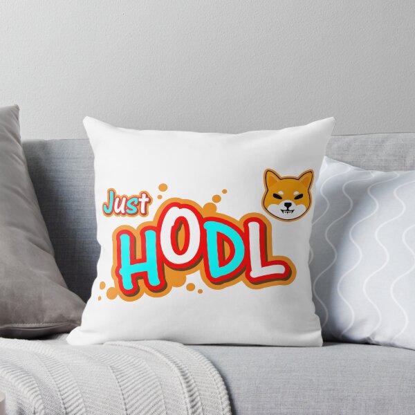 Item preview, Shiba Inu crypto currency hodl  text illustration designed and sold by ZieProject.
