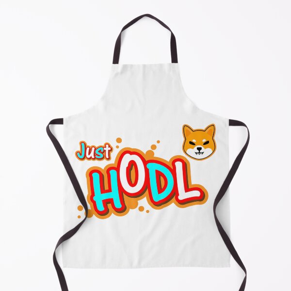 Item preview, Shiba Inu crypto currency hodl  text illustration designed and sold by ZieProject.