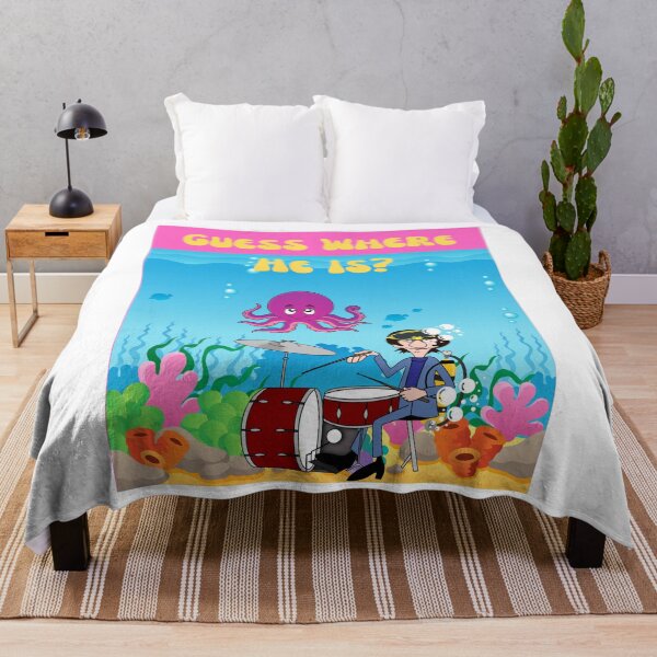 Item preview, Adivina dónde está Octopus Garden Pink and Gold Design designed and sold by podguy.