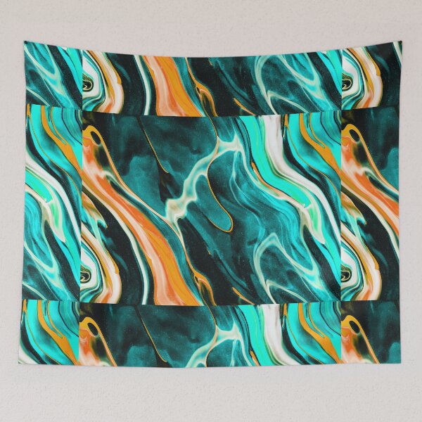 Item preview, Green Liquid Marble designed and sold by newburyboutique.