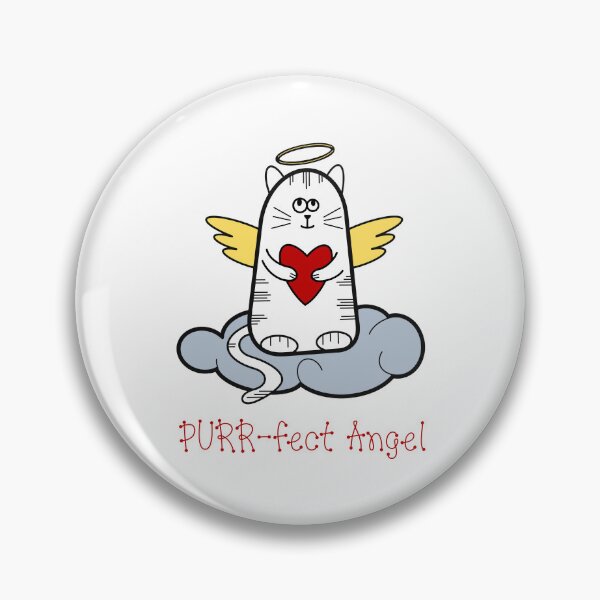 Item preview, PURR-fect Angel designed and sold by PawsitiveMum.