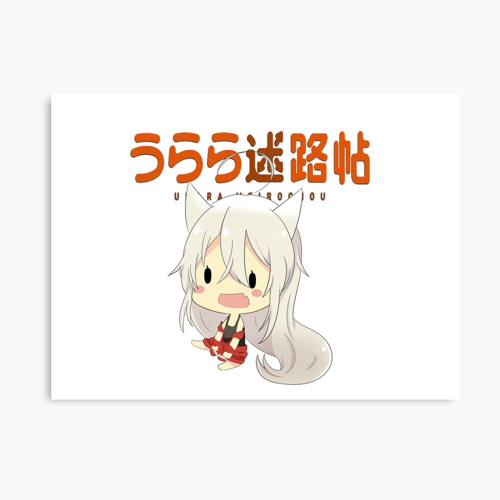 Chibi Anime Urara Meirochou Throw Pillow By Animeager Redbubble