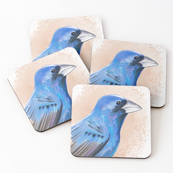 Item preview, Inky Indigo Bunting designed and sold by Thegreatnerd.
