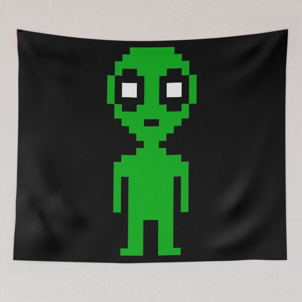 Item preview, Classic Alien Pixel Art designed and sold by jcdeegs123.