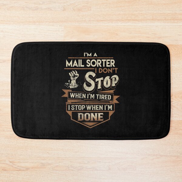 Item preview, Mail Sorter T Shirt - I Stop When Done Job Gift Item Tee designed and sold by paneczkopat.