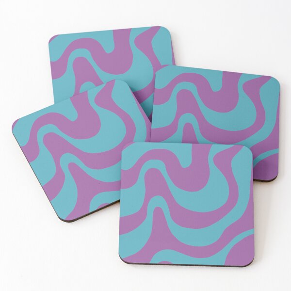 Item preview, Teal and Purple Serpentine Paper Cut designed and sold by Sharon Schwalbe.