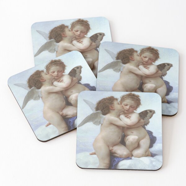 Item preview, William-Adolphe Bouguereau's Cupid and Psyche as Children designed and sold by mosfunky.