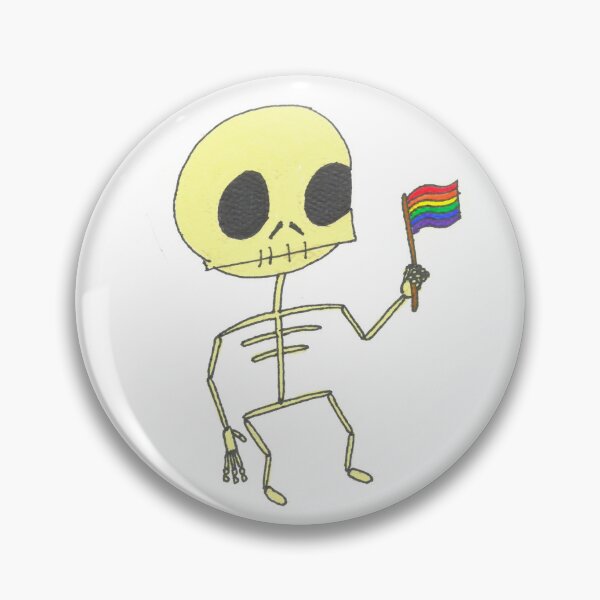 Item preview, LGBTQ+ Skeleton  designed and sold by mystrozdiy.