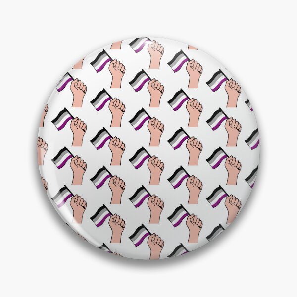 Artikelvorschau, asexuelles Stolzflaggen-Handmuster entworfen und verkauft von BThingies.
