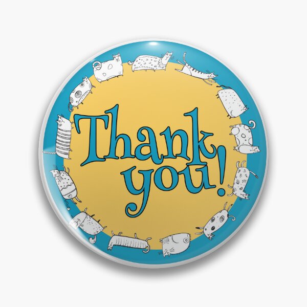 Item preview, Thank You Sticker Pack - Funky Unique Cats designed and sold by PirateAvocado.