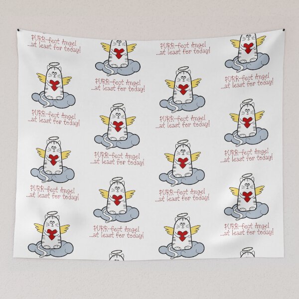 Item preview, PURR-fect Angel...at least for Today! designed and sold by PawsitiveMum.