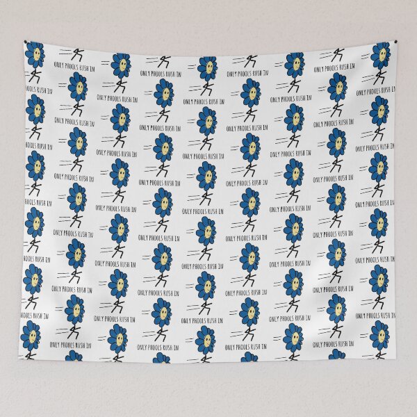 Item preview, Only phools rush in designed and sold by PurpleBandar.