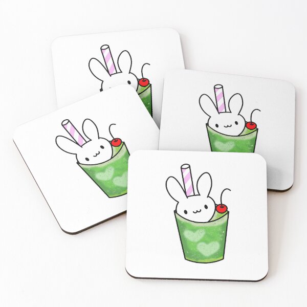 Item preview, Bunny Melon Soda Float Kawaii Drink designed and sold by mariekawaii.