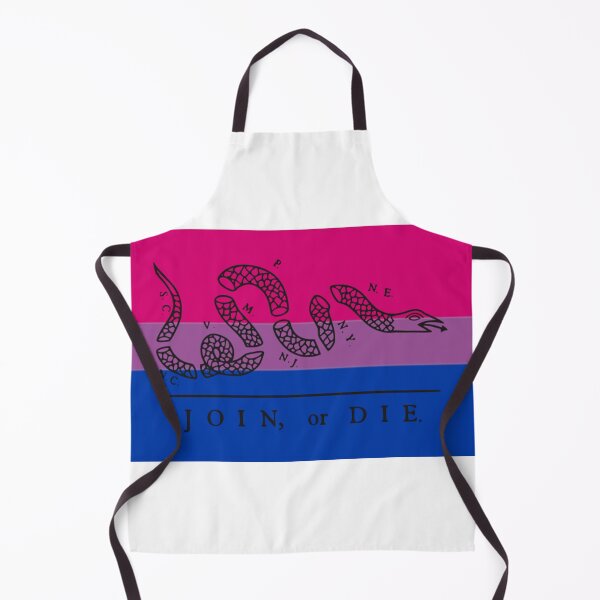Item preview, JOIN OR DIE Bi pride flag designed and sold by awsomehog1.