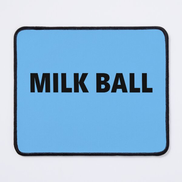 Milk Ball - Light Blue Mouse Pad