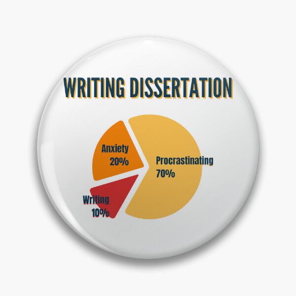 Item preview, Writing Dissertation – 70% Procrastination – Funny Grad Student designed and sold by cinsarad.