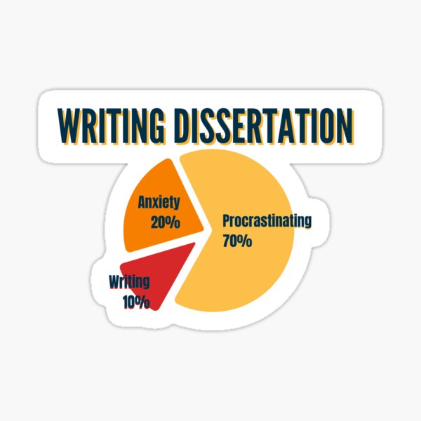 Item preview, Writing Dissertation – 70% Procrastination – Funny Grad Student designed and sold by cinsarad.