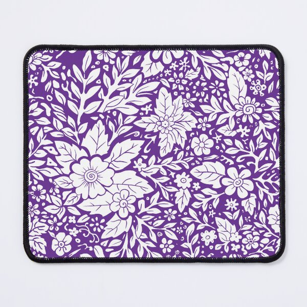 Item preview, Playful purple girly pretty floral pattern designed and sold by Cordelias-Curio.
