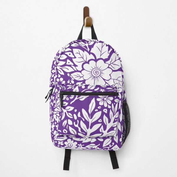 Item preview, Playful purple girly pretty floral pattern designed and sold by Cordelias-Curio.