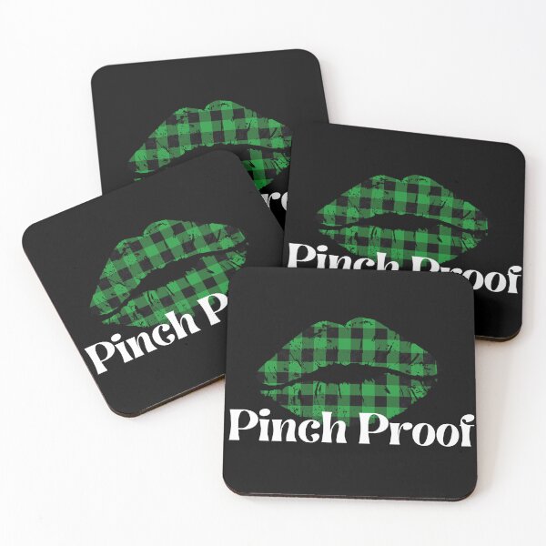 Item preview, Buffalo Plaid Lips, Pinch Proof, Funny St. Patrick's Day Celebrations designed and sold by Auntieck.