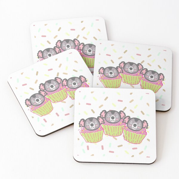 Item preview, Cute Baby Koala cupcakes designed and sold by Vicsdesignsart.