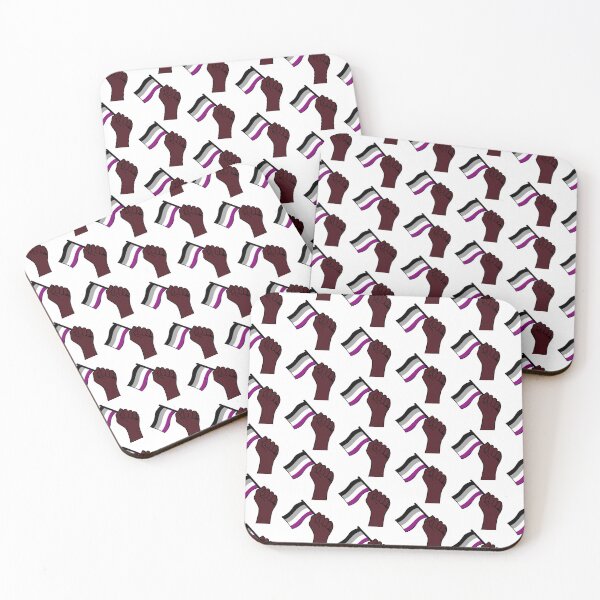 Item preview, asexual pride flag hand pattern designed and sold by BThingies.