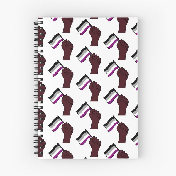 Item preview, patrón de mano de bandera de orgullo asexual designed and sold by BThingies.