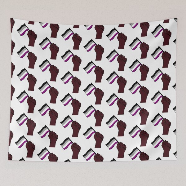 Item preview, asexual pride flag hand pattern designed and sold by BThingies.
