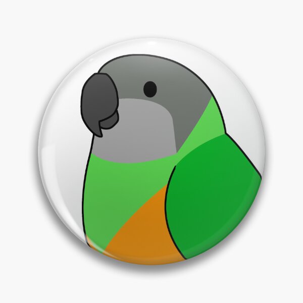 Item preview, Senegal parrot cartoon drawing designed and sold by lifewithbirds.