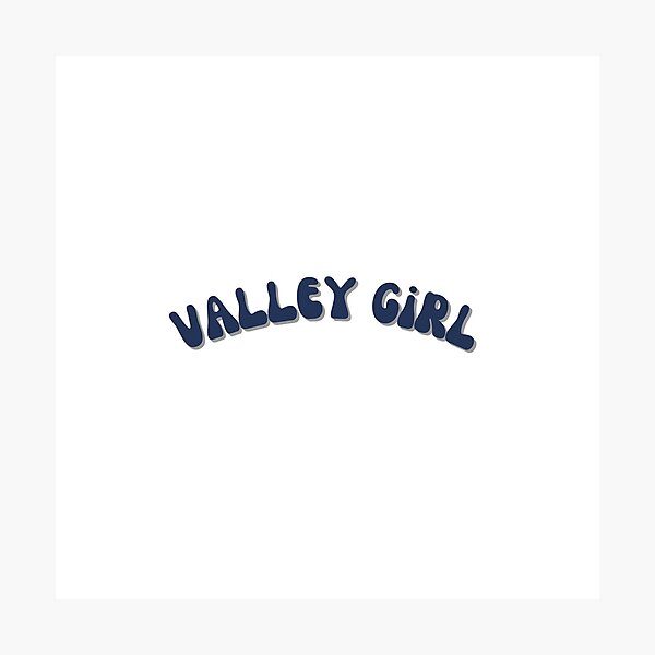 Item preview, valley girl navy designed and sold by EMXEdesigns.