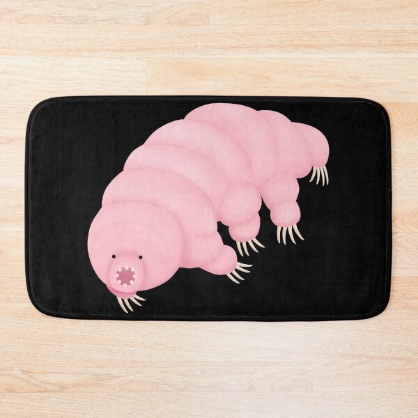 Item preview, Cute pink tardigrade water bear cartoon designed and sold by FrogFactory.