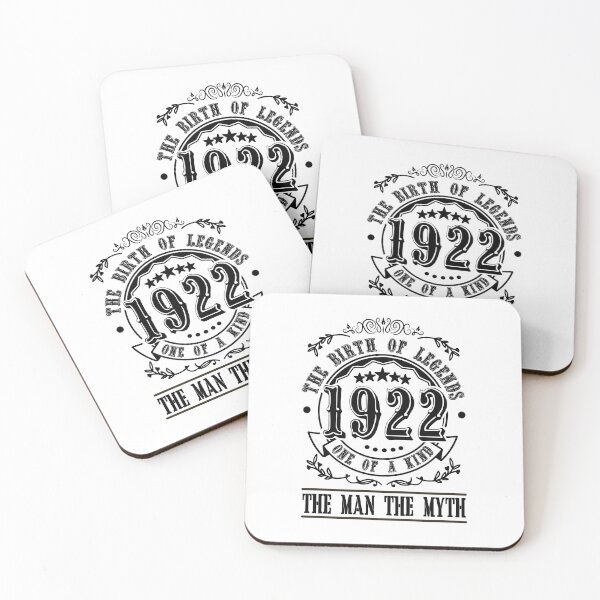 Item preview, 1922 Vintage 100th Birthday Gift For Men Women designed and sold by JooArtPrints  ★★★★★.