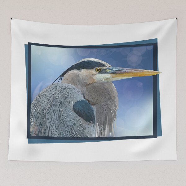 Item preview, blue heron designed and sold by obscurite.