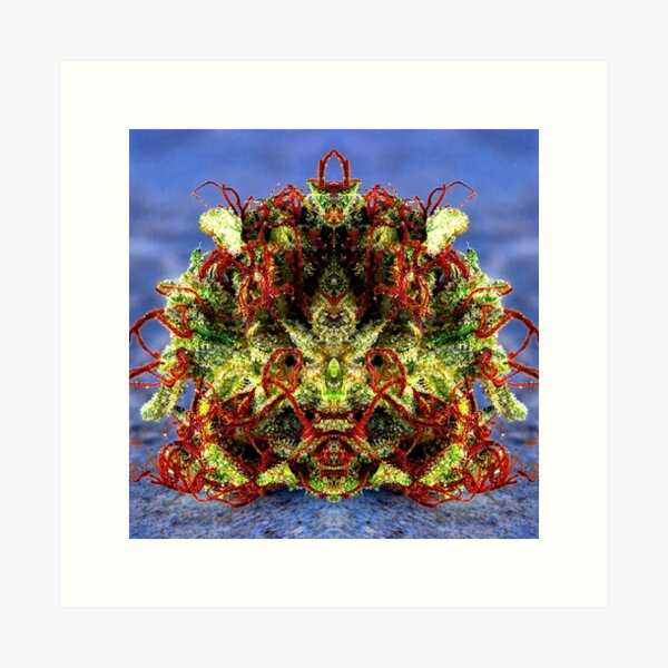Item preview, Red Congo - bud digital art designed and sold by ChronicPics.