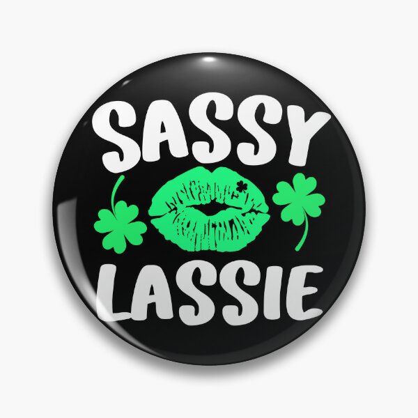 Item preview, Sassy Lassie - Funny St Patricks Day Gift - Shamrock Kiss designed and sold by ohmier.