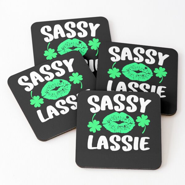 Item preview, Sassy Lassie - Funny St Patricks Day Gift - Shamrock Kiss designed and sold by ohmier.