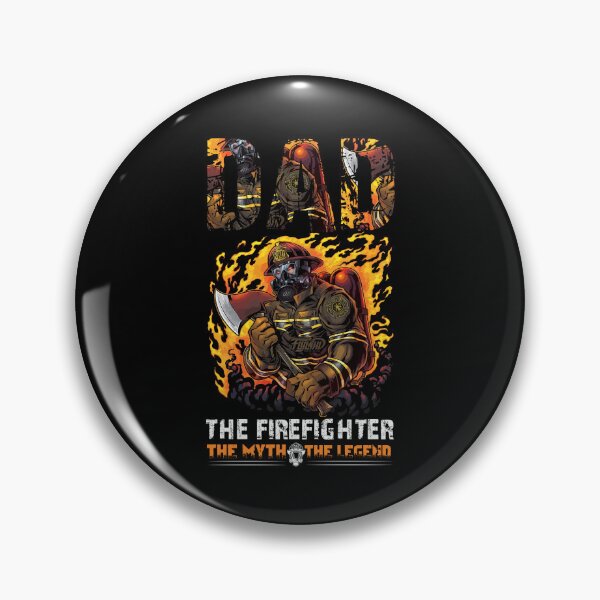 Item preview, Dad The Firefighter The Myth The Legend designed and sold by verdecuddly.
