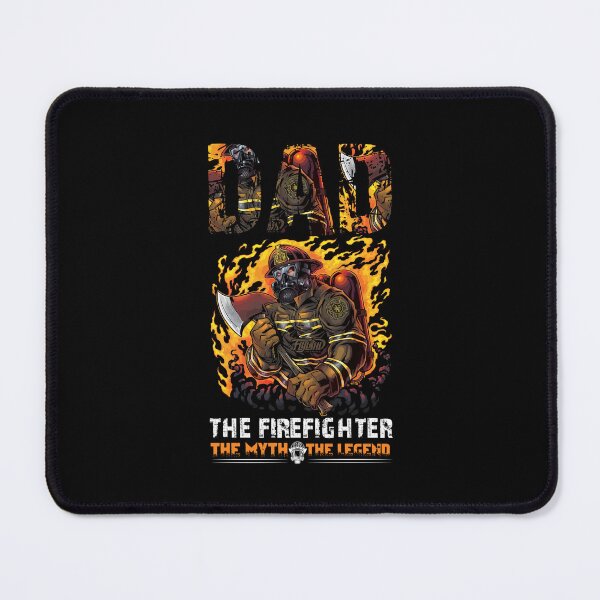 Item preview, Dad The Firefighter The Myth The Legend designed and sold by verdecuddly.