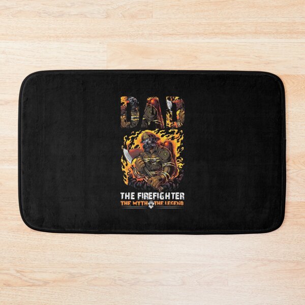 Item preview, Dad The Firefighter The Myth The Legend designed and sold by verdecuddly.