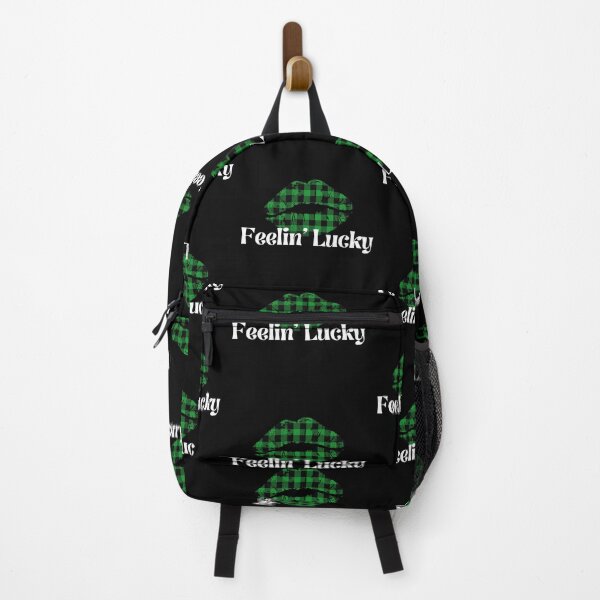 Item preview, Buffalo Plaid Lips, Feelin' Lucky, Funny St. Patrick's Day Celebrations designed and sold by Auntieck.
