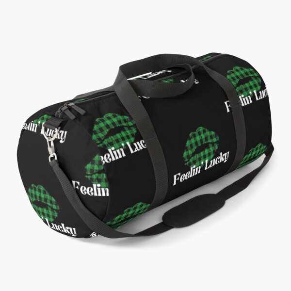 Item preview, Buffalo Plaid Lips, Feelin' Lucky, Funny St. Patrick's Day Celebrations designed and sold by Auntieck.