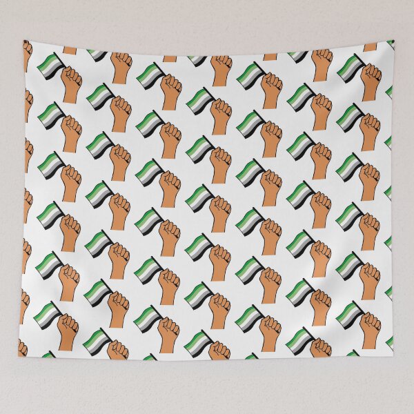Item preview, patrón de mano de bandera de orgullo romántico designed and sold by BThingies.