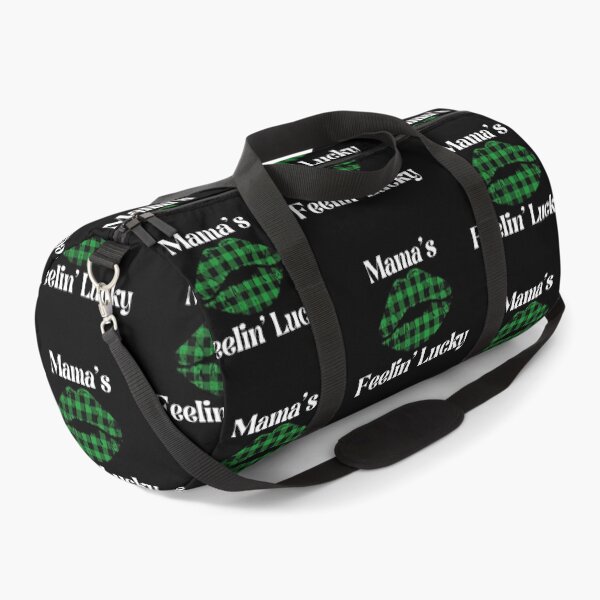 Item preview, Buffalo Plaid Lips, Mama's Feelin' Lucky, Funny St. Patrick's Day Celebrations designed and sold by Auntieck.