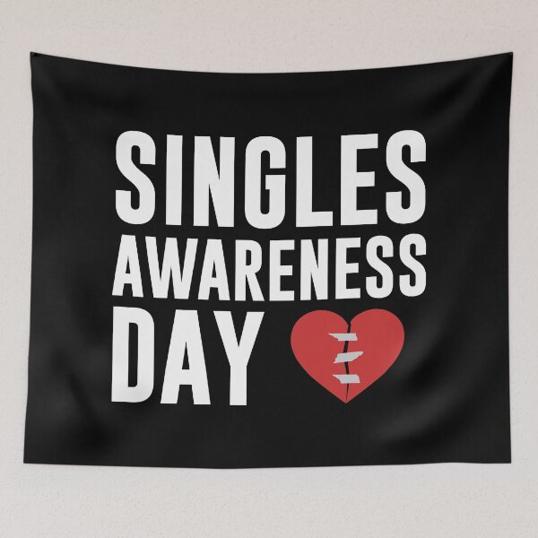 Item preview, Singles Awareness Day (White) designed and sold by Arianna Khalil.