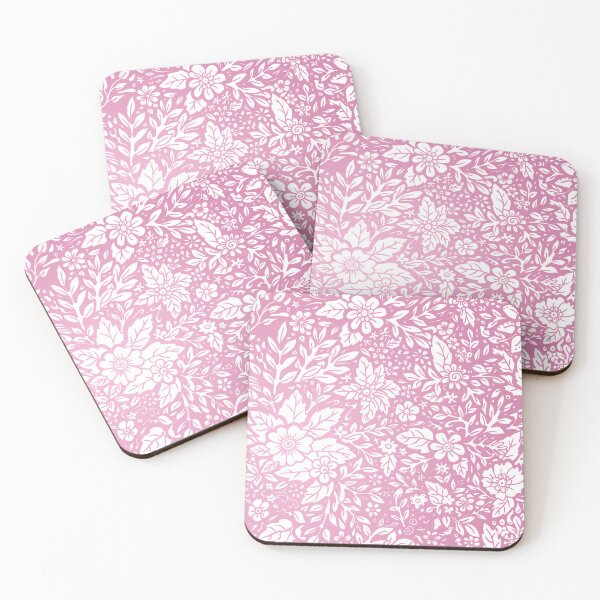 Item preview, Pastel pink lovely floral pattern designed and sold by Cordelias-Curio.