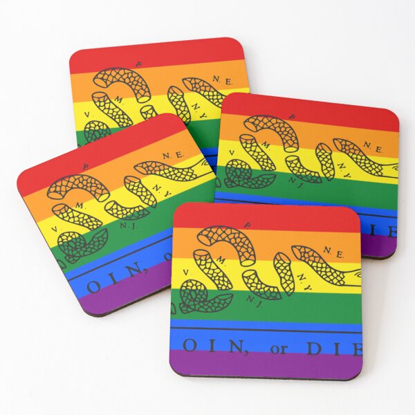 Item preview, JOIN OR DIE pride flag designed and sold by awsomehog1.
