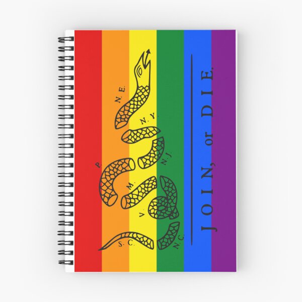 Item preview, JOIN OR DIE pride flag designed and sold by awsomehog1.
