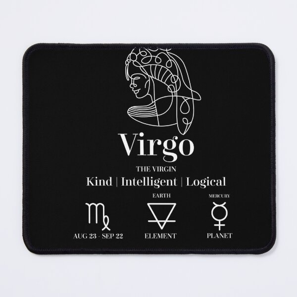 Aperçu de l'œuvre T-shirts et marchandises de la personnalité de la Vierge Starsign Zodiac Horoscope créée et vendue par TheFancyLabel.